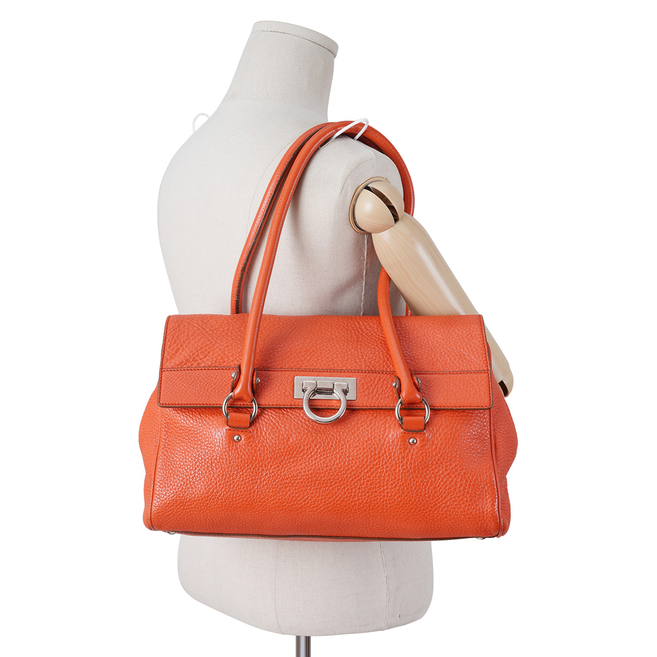 FERRAGAMO(USED)페레가모 간치니 토트백